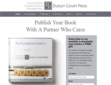 Tablet Screenshot of dudleycourtpress.com